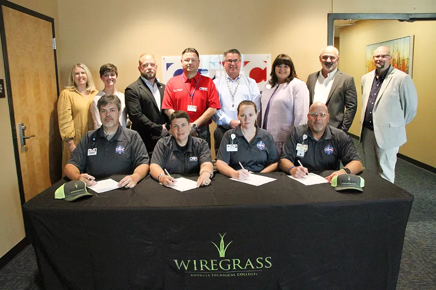 Click to Read Wiregrass Tech Signs College’s First Paramedic Apprentices Photo for Wiregrass Tech Signs College’s First Paramedic Apprentices