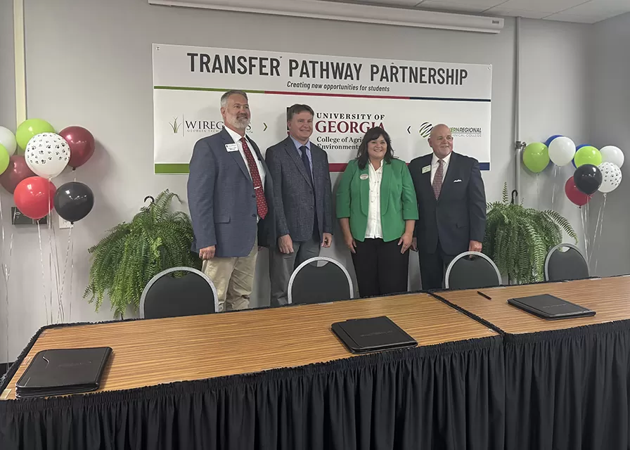 Click to Read Wiregrass Tech Celebrates Transfer Agreement with the University of Georgia Photo for Wiregrass Tech Celebrates Transfer Agreement with the University of Georgia