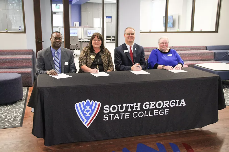 Photo for Wiregrass Tech Signs Articulation Agreement with South Georgia State College