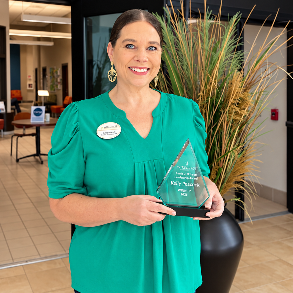 Photo for Wiregrass Tech Names Kelly Peacock Recipient of the Lewis I. Brinson, Sr. Leadership Award